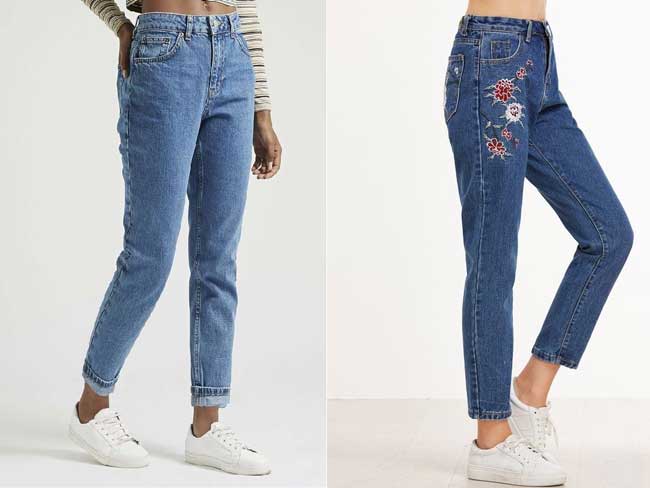 Jeans au choix de la taille selon la silhouette