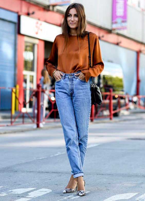 Fashionable boyfriend jeans: features, what to wear, who is it for? Photo