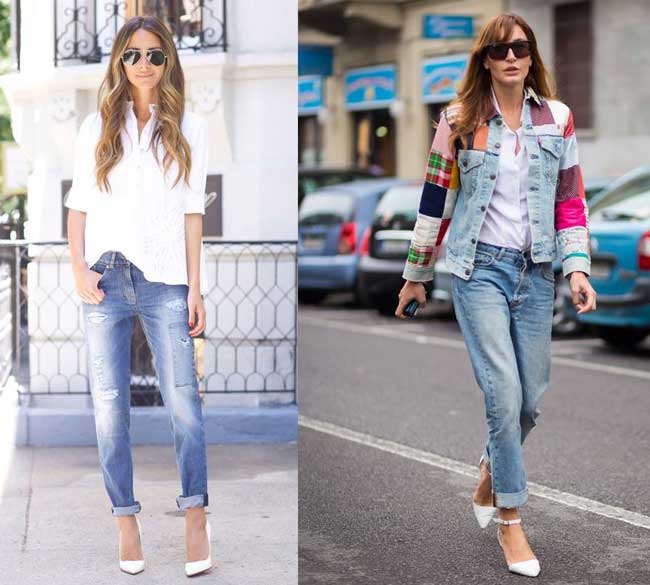 Fashionable boyfriend jeans: features, what to wear, who goes to, photo 2