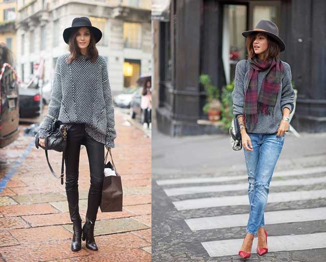 Skinny jeans with what to wear, photo