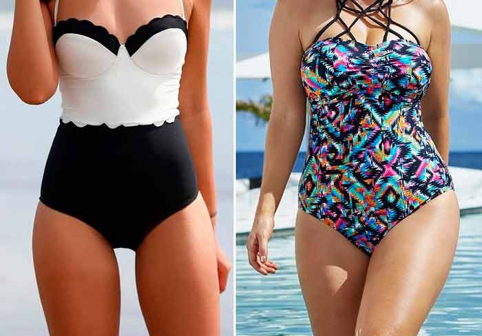 exemples de maillots de bain avec correction de poids