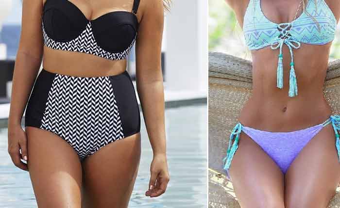 exemples de maillots de bain bikini pour les graisses