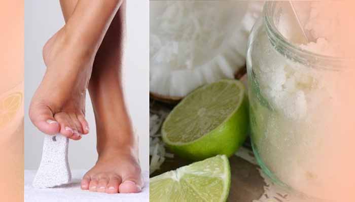 natural body and foot scrub