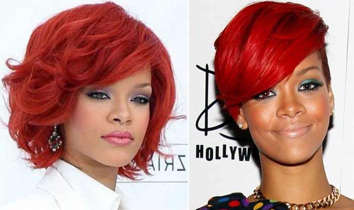 Rihanna bob haircut