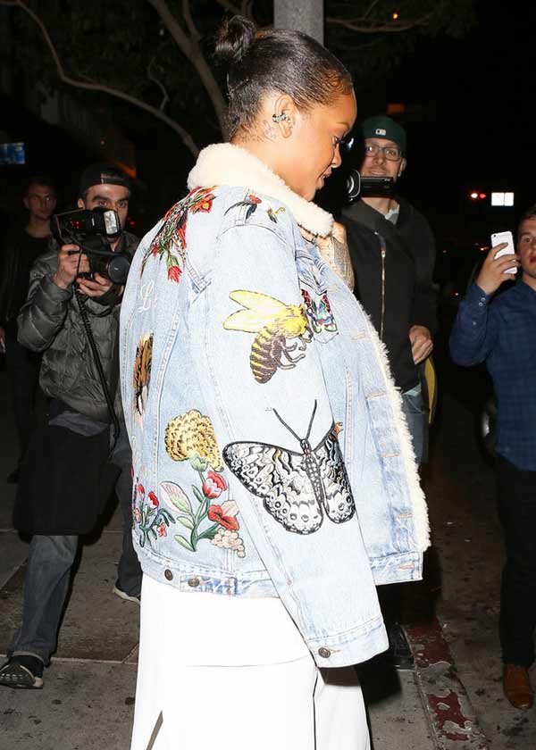 veste brodée Rihanna