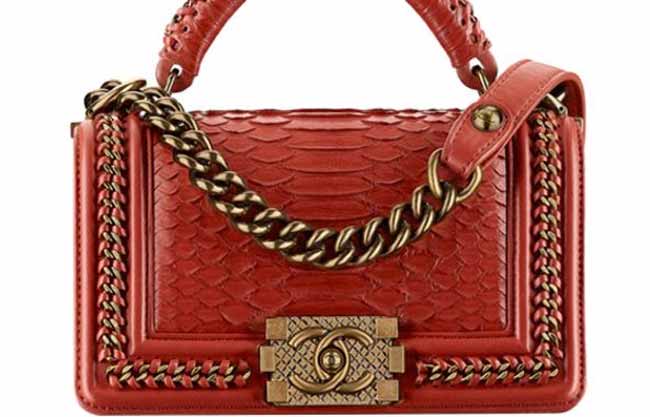 Mini sac Chanel rouge