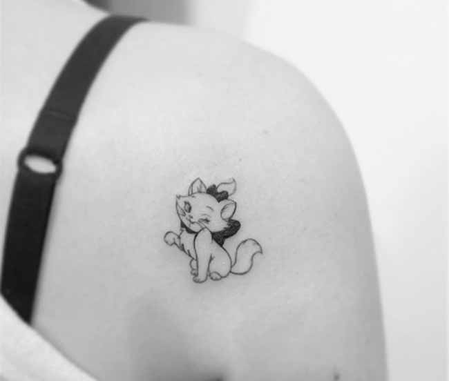 Petit tatouage de chat