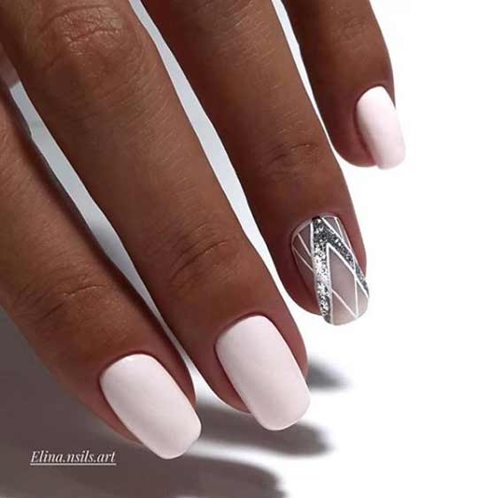 White nail polish for perfect manicure