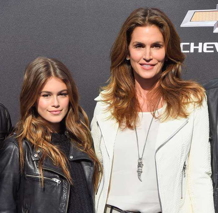 Cindy Crawford et sa fille Kaia Gerber