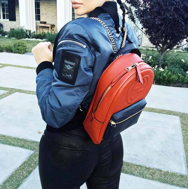 Le deuxième exemplaire est le sac à dos Kylie Jenner