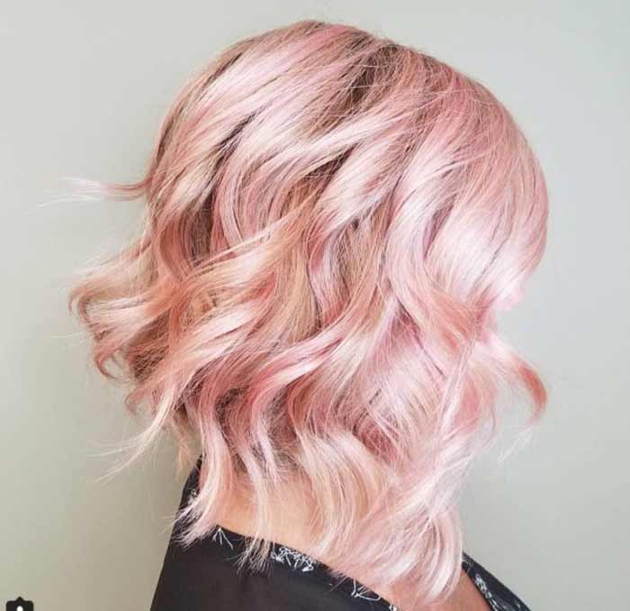 Pink hair color