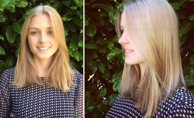Cheveux strobing nouvelle tendance cheveux blonds
