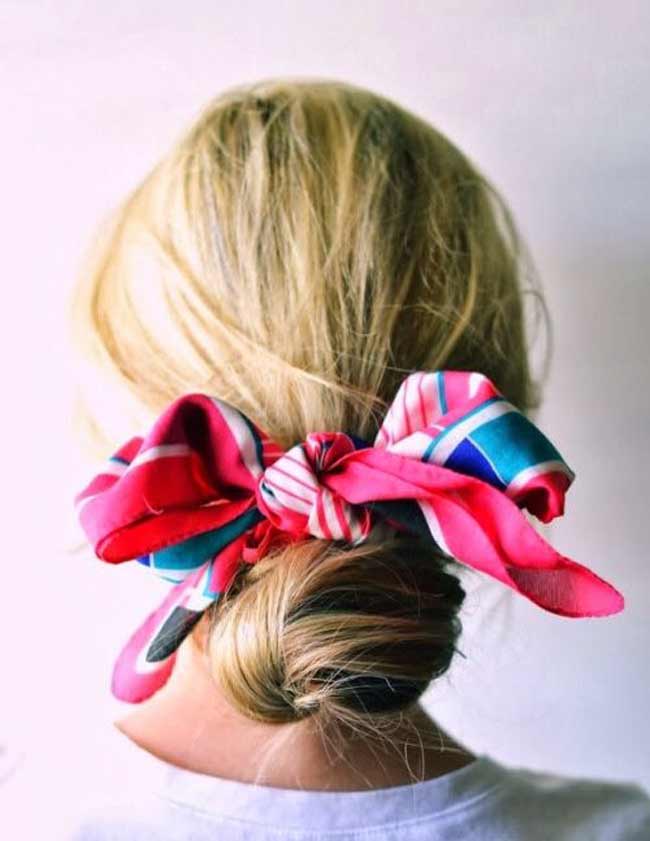 Headscarf hair decoration