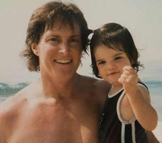 Kendall et son père Bruce