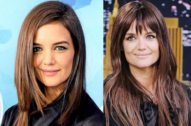 Katie Holmes avant et après