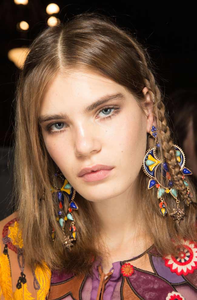 Mini braids trend by missoni