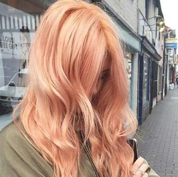 Peach blond