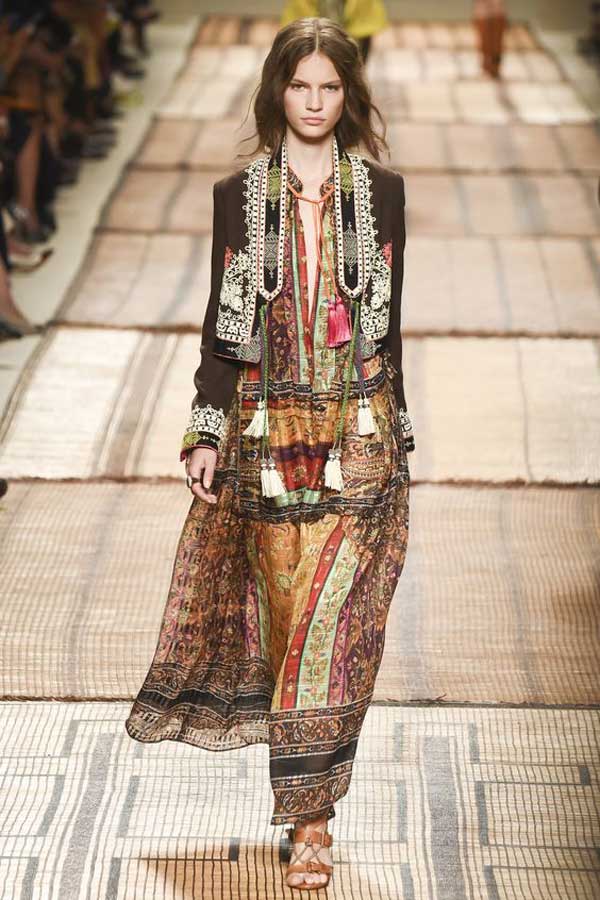 Collection Prêt-à-porter Etro Printemps 2017.