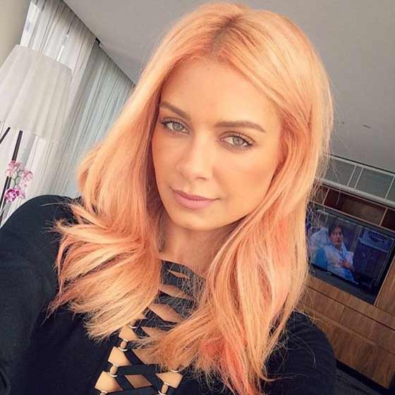 Peach shade for hair