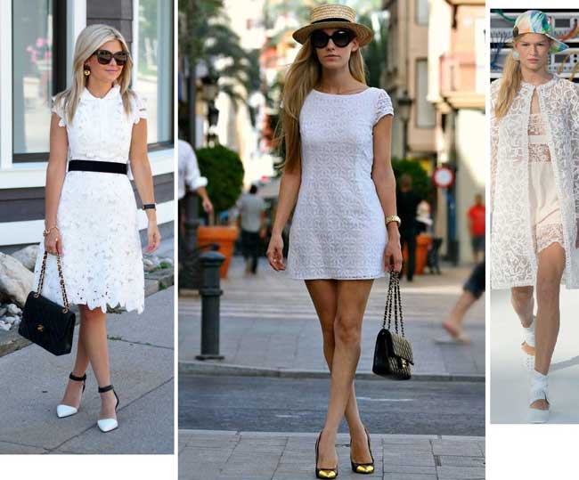 Hit 2017 white lace dress