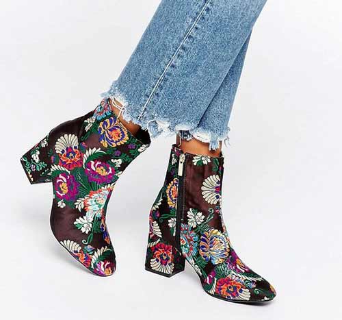 Spring ankle boots