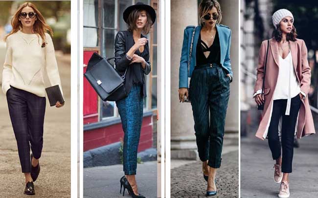 14 different looks with cropped pants