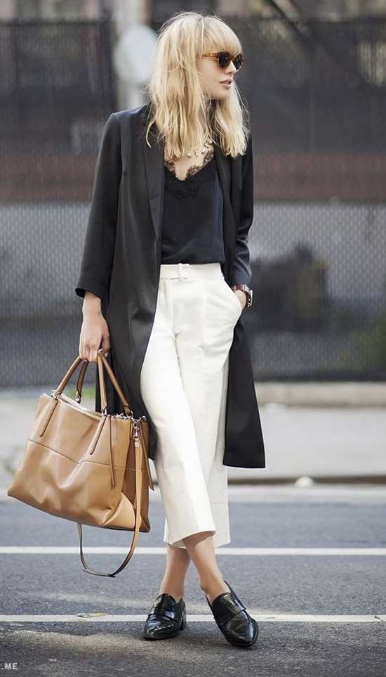 Youth look with cropped trousers