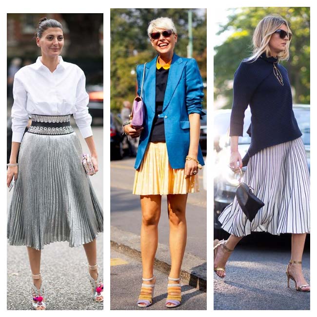 Pleated skirt