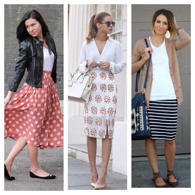 Printed skirts