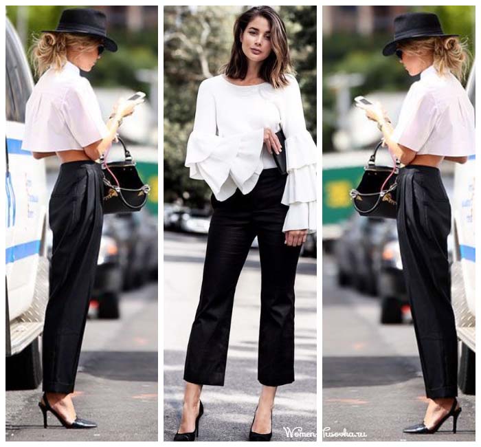 Elegant black and white looks