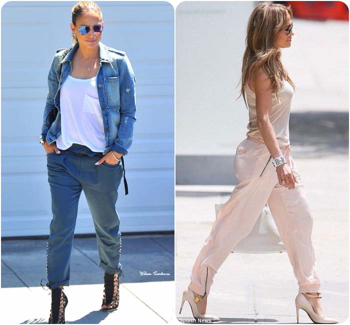 Le look street d'été de Jennifer Lopez