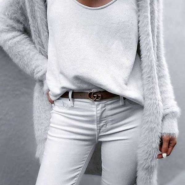 What to wear with white jeans