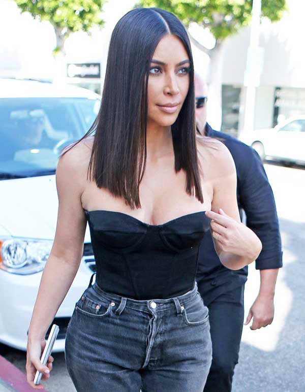 Kim Kardashian, haircut