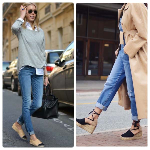 Ensembles de mode avec des espadrilles