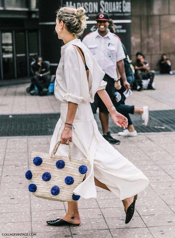 Bag with polka dot print