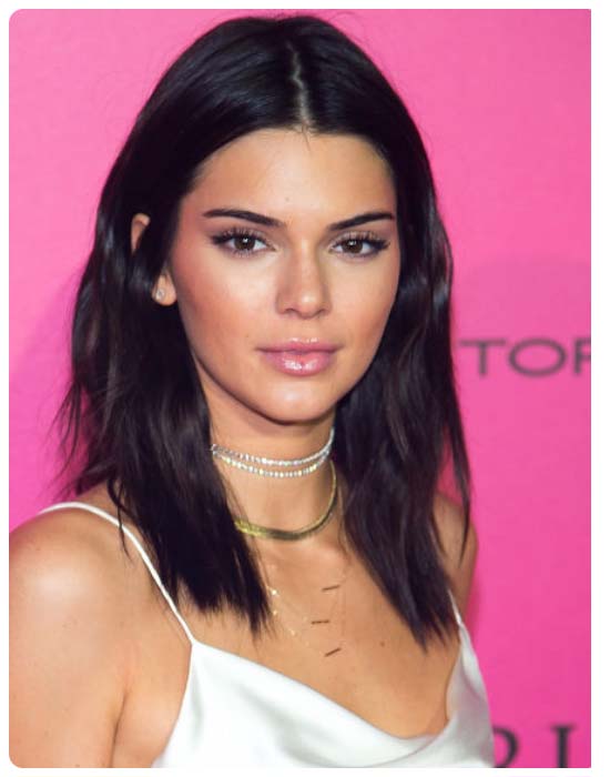 Medium Length Plane Wave Laying, Kendall Jenner