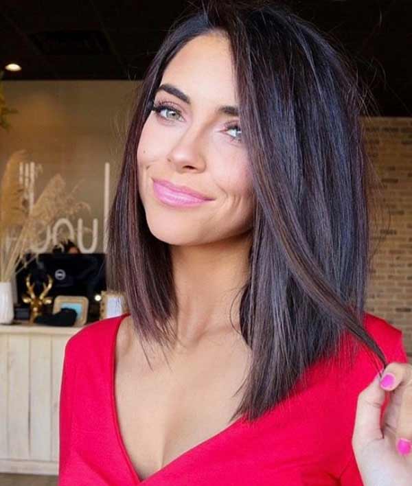 Long bob haircut