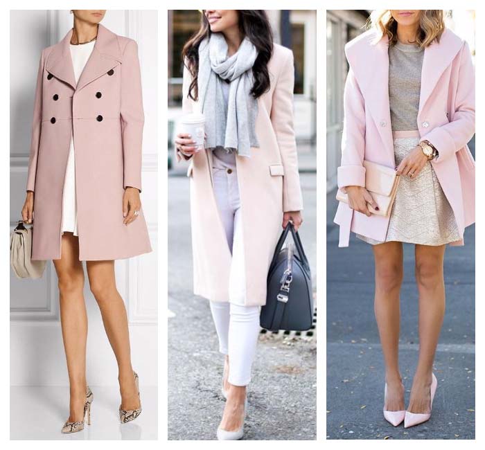 Shades of pink for a girl - autumn