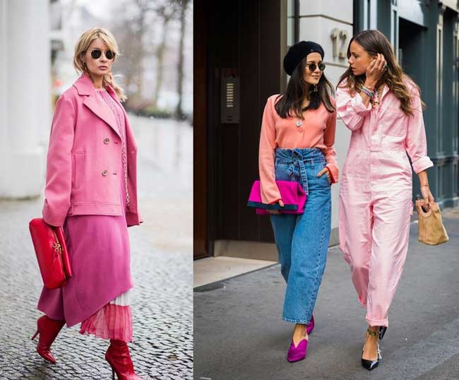 The subtleties of pink in the wardrobe