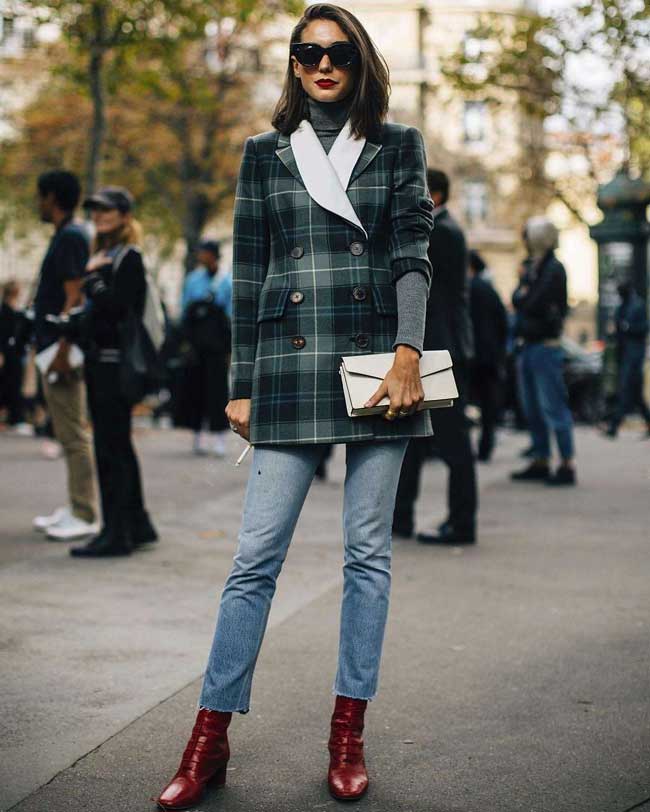 Jacket with jeans