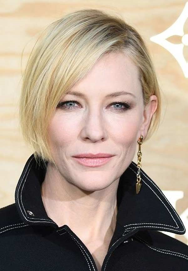 Cate Blanchett asymmetrical bob