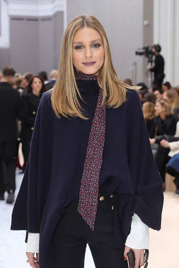 Écharpe skinny - Look Olivia Palermo