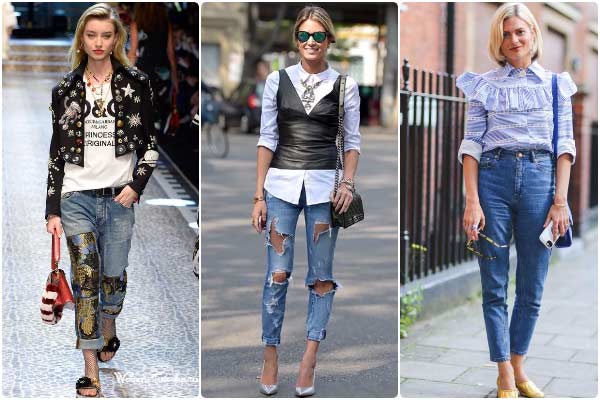 Denim Trends: Girlfriends, Boyfriends, Classic, Slit