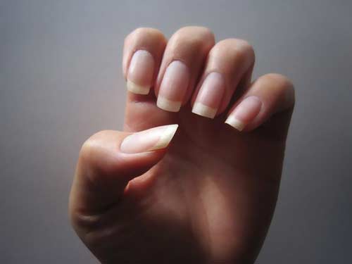 Healthy nails after gel polish