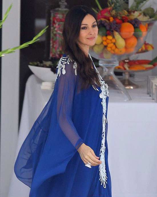 Robe ample, exemple, Monica Bellucci