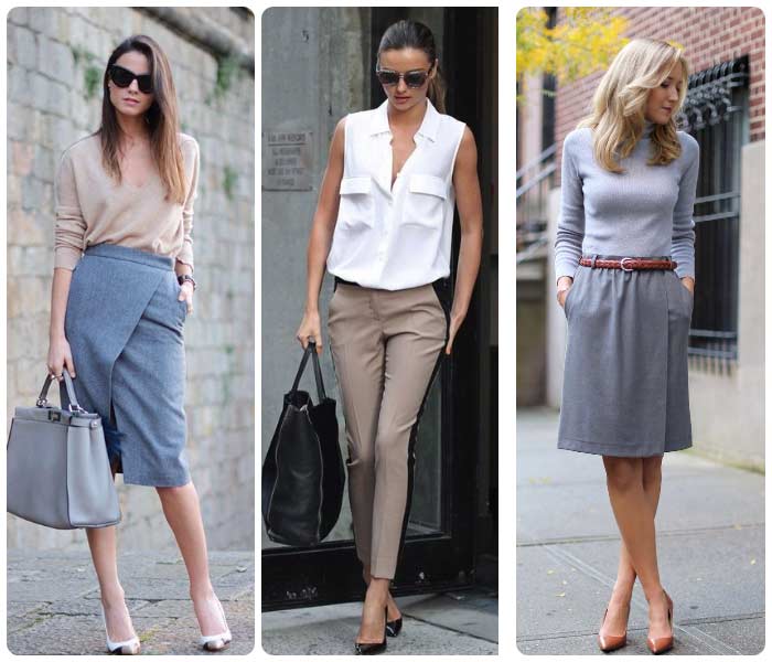 Office understated style with pumps