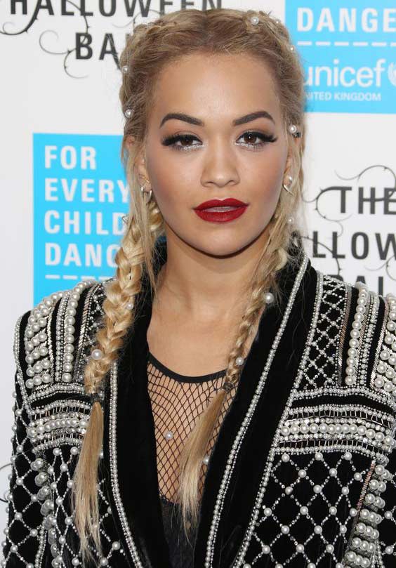 Rita Ora - braids