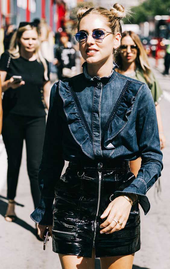 Victorian denim shirt