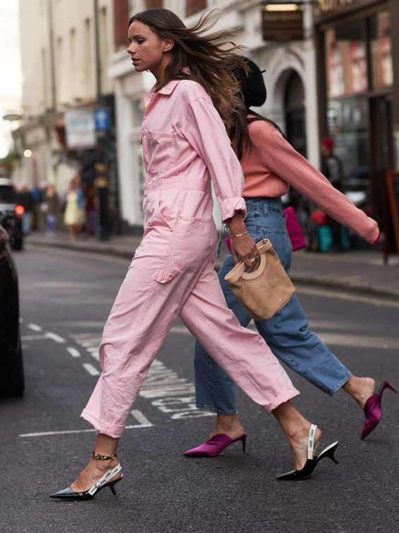 Pink jumpsuit for everyday looks