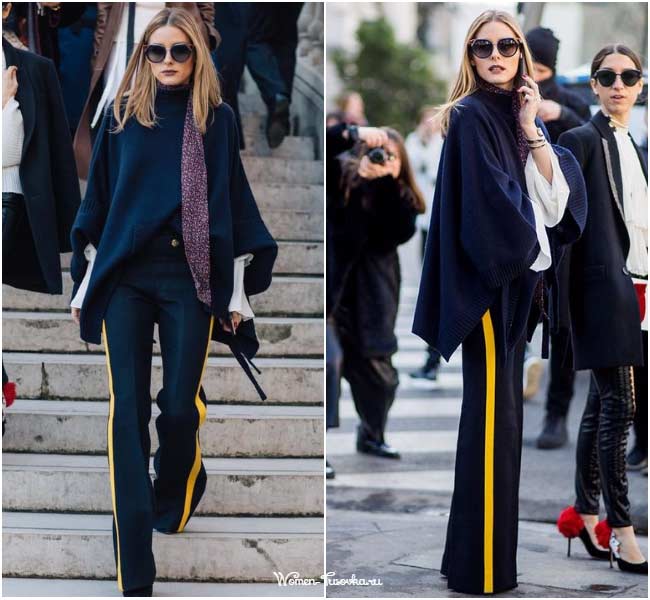 Pantalon à jambe classique Olivia Palermo